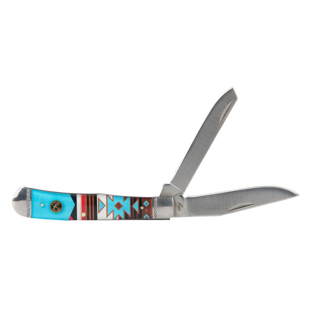 Rock Ridge Outdoors Roper Trapper Sunset Series II Knife (2 Blades)