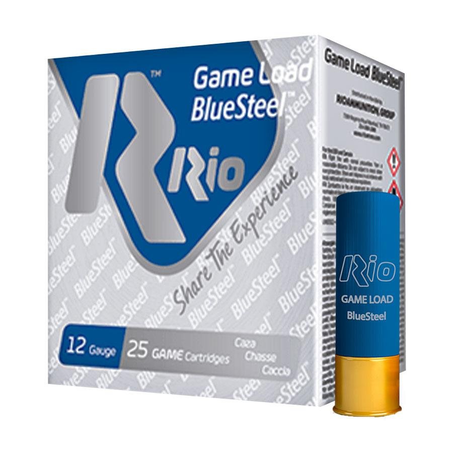 Rio Game Load Blue Steel 12 Gauge 2-3/4 in #6 Steel Shot 1-1/8 oz 1360 fps
