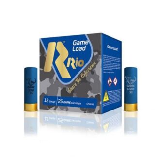 Rio Ammunition Top Game High Velocity 12 Gauge 2 3/4 in Shotshell, #4 Shot, 1 1/4 oz, 25 Rds