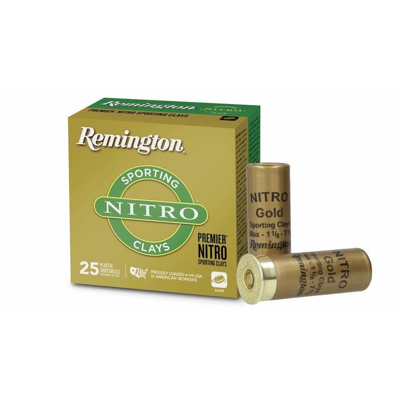 Remington Premier Nitro Sporting Clays 12 Gauge 2-3/4 in #7.5 1-1/8 oz 1300 fps 25 Rounds
