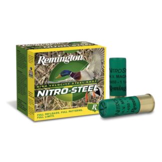 Remington Nitro-Steel 12 Gauge 2-3/4 in #BB 1-1/4 oz Steel Shot 1275 fps, 25 Rounds