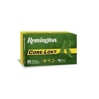 Remington Core-Lokt .338 Winchester Magnum 225 gr Pointed Soft Point, 20 Rounds