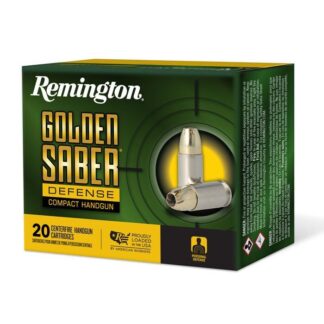 Remington Golden Saber Defense Compact .45 ACP 230 Grain BJHP 725 fps Nickel-Plated Brass (20 Rounds)