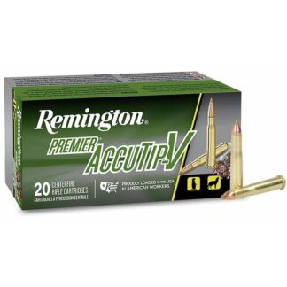 Remington Premier AccuTip-V .22 Hornet 35 gr Varmint Ammo, 50 Rounds