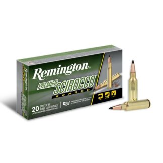 Remington Premier Scirocco Bonded .300 WSM 180 Gr BT Polymer Tip, 20 Rounds