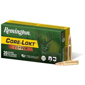 Remington Core-Lokt Copper .243 Winchester 85gr Copper Hollow Point 20 Rounds