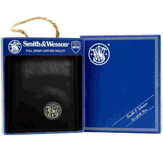Rugged Rare Smith & Wesson Tri-Fold Wallet Brown