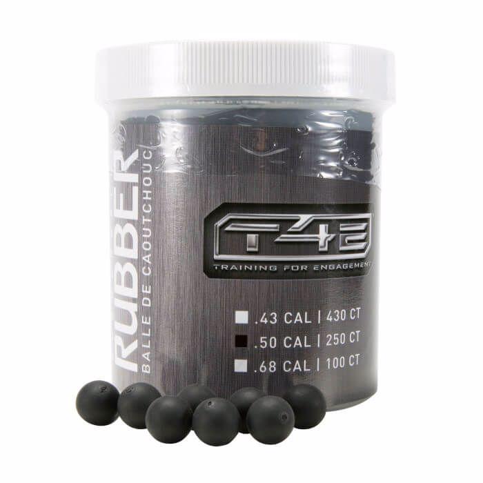 Umarex T4E Rubberball .50 Cal Ammo 250-Round Jar