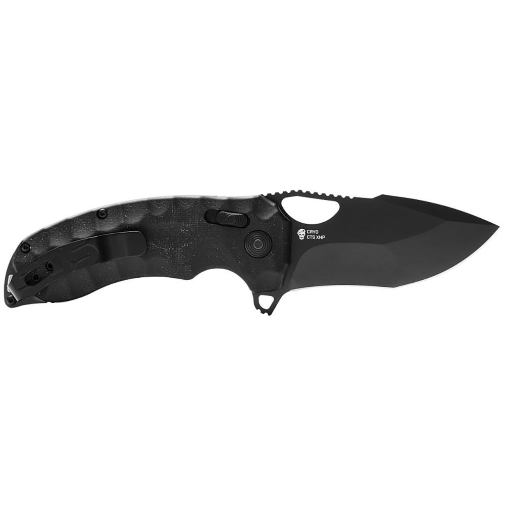 SOG Kiku XR Folding Knife 3.03" Modified Tanto Blade, CTS XHP Steel, Linen Micarta Handle