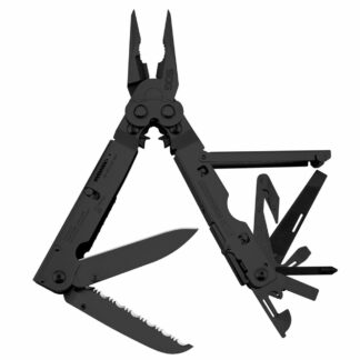 SOG PowerAssist Multi-Tool, 7 in, Black Oxide Finish, with Ballistic Nylon Sheath