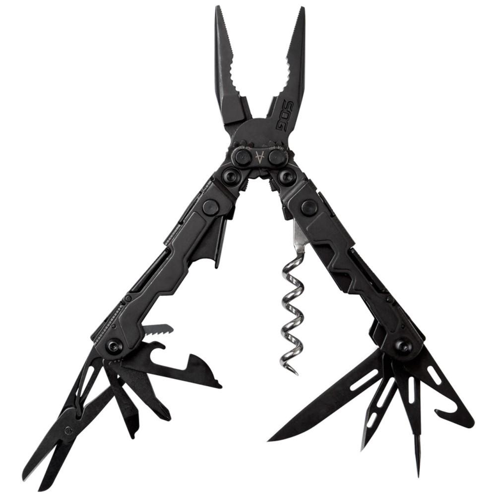 SOG PowerLitre Multi-Tool Black Coating 5in 19 Tools