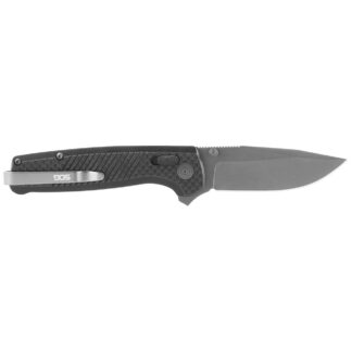 SOG Terminus XR LTE Folding Knife 2.95 in Blade, Graphite TiNi Black/Grey