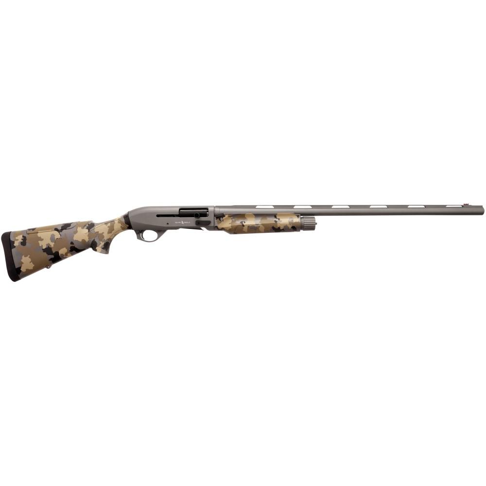 TR Imports A2 Semi-Auto Shotgun 12 Gauge, 28 in Barrel, 4+1, Old-School Camo/Cerakote Gray
