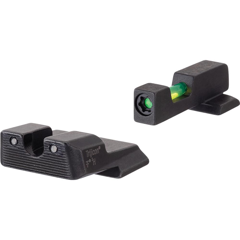 Trijicon SD40 DI Night Sight Set Green with Black Front and Rear for S&W M&P/SD