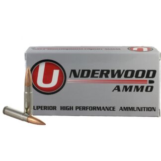 Underwood Ammo 300 AAC Blackout 220 gr Hollow Point Boat Tail Subsonic, 20 Rounds