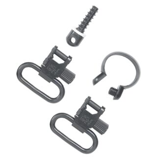 Uncle Mikes QD Rifle Sling Swivels Rem 760 Full Barrel Band Black 1 in Loop, 2-Pack