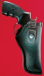 Uncle Mikes GunMate 210 Hip Holster OWB, Right Hand, Belt Loop, Black Tri-Laminate