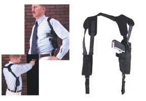 Michaels of Oregon Horizontal Shoulder Holster, Black, Ambidextrous