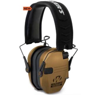 Walkers Razor Slim Patriot Electronic Muff 23 NRR Battle Brown