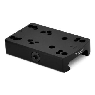 Warne 6109M Low Pro Reflex Red Dot Riser Mount (Black Anodized Aluminum, Picatinny)