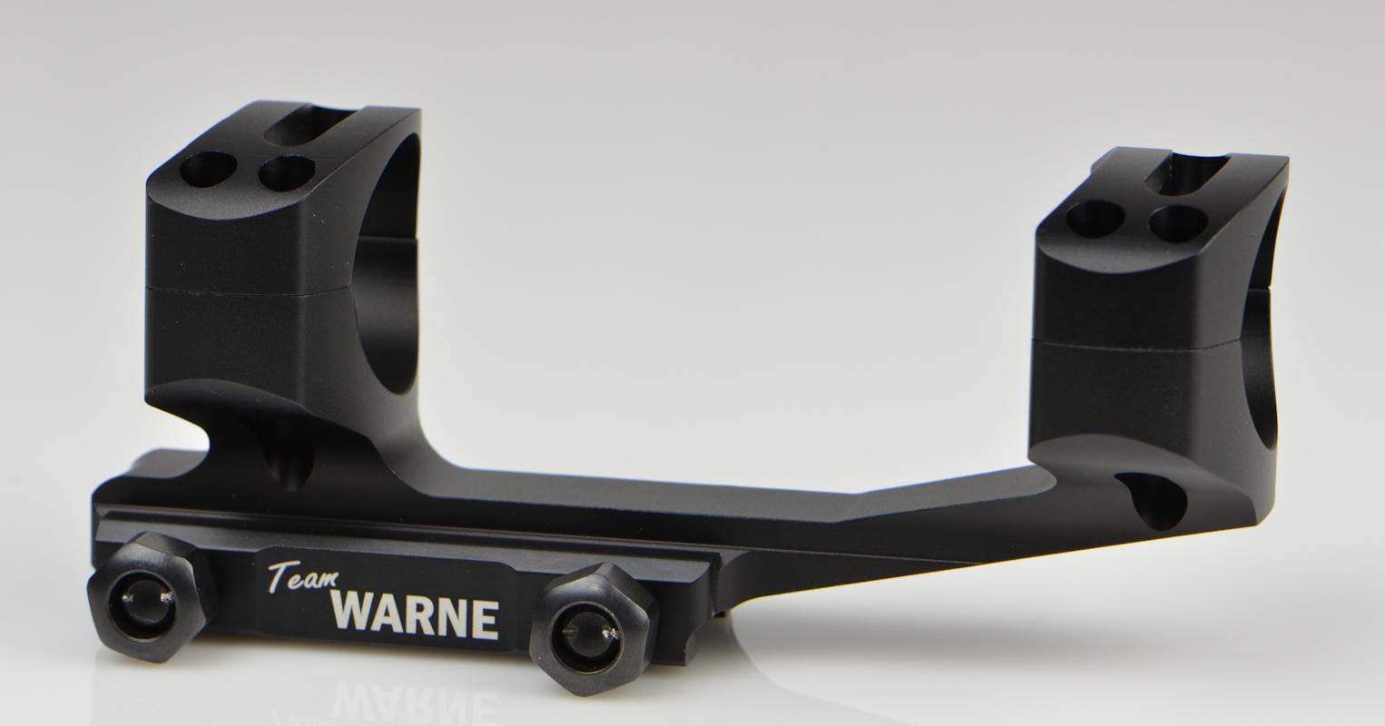Warne X-SKEL Generation 2 1" Extended Cantilever MSR Picatinny Mount, Black 0 MOA