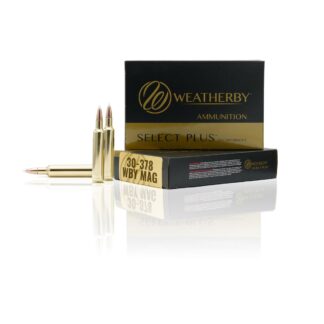 Weatherby 30-378 Wby Mag Select Plus 180 gr Scirocco 3500 fps Rifle Ammunition (20 Rounds)