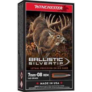 Winchester Ballistic Silvertip 7mm-08 REMINGTON 140 gr Poly Tip 20 Rounds