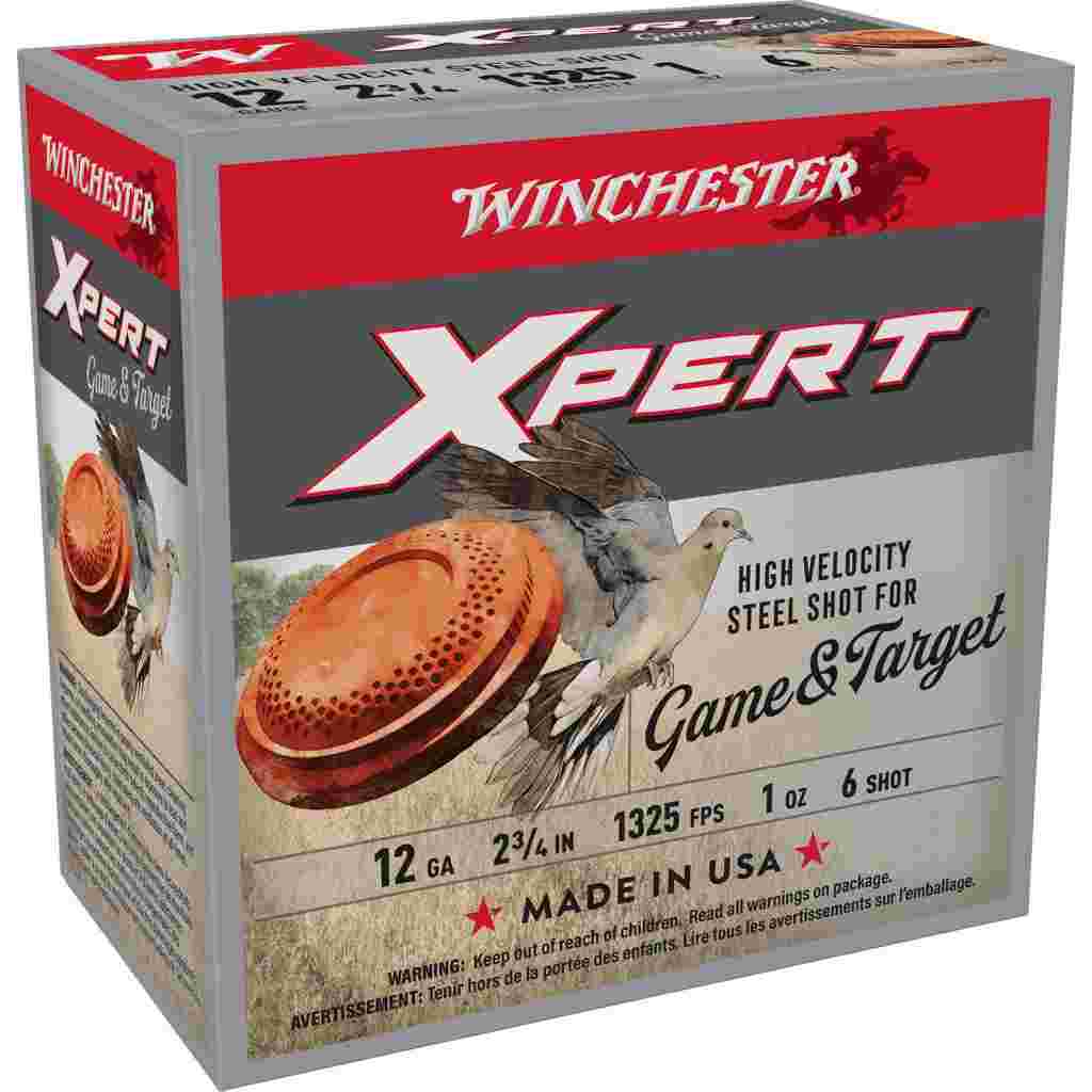Winchester Xpert Steel 12 Gauge 2.75 in #6 1 oz 25-Round Box