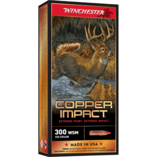 Winchester Copper Impact .300 WSM 150 gr Polymer Tip Hollow Point 20 Rounds