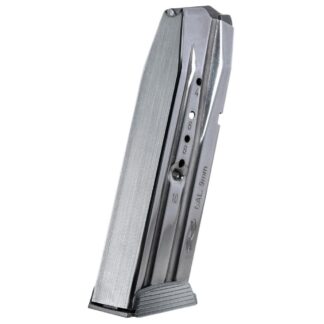 Walther Creed/PPX 9mm Luger Handgun Magazine, 10 Rounds, Black Steel