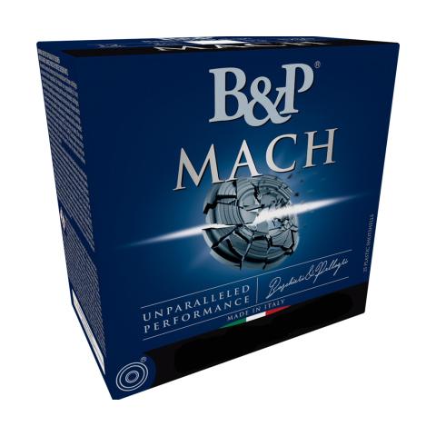 B&P Mach LV 12 Gauge 2-3/4 in #8 Shot 1-1/8 oz 1250 fps 25 Rounds