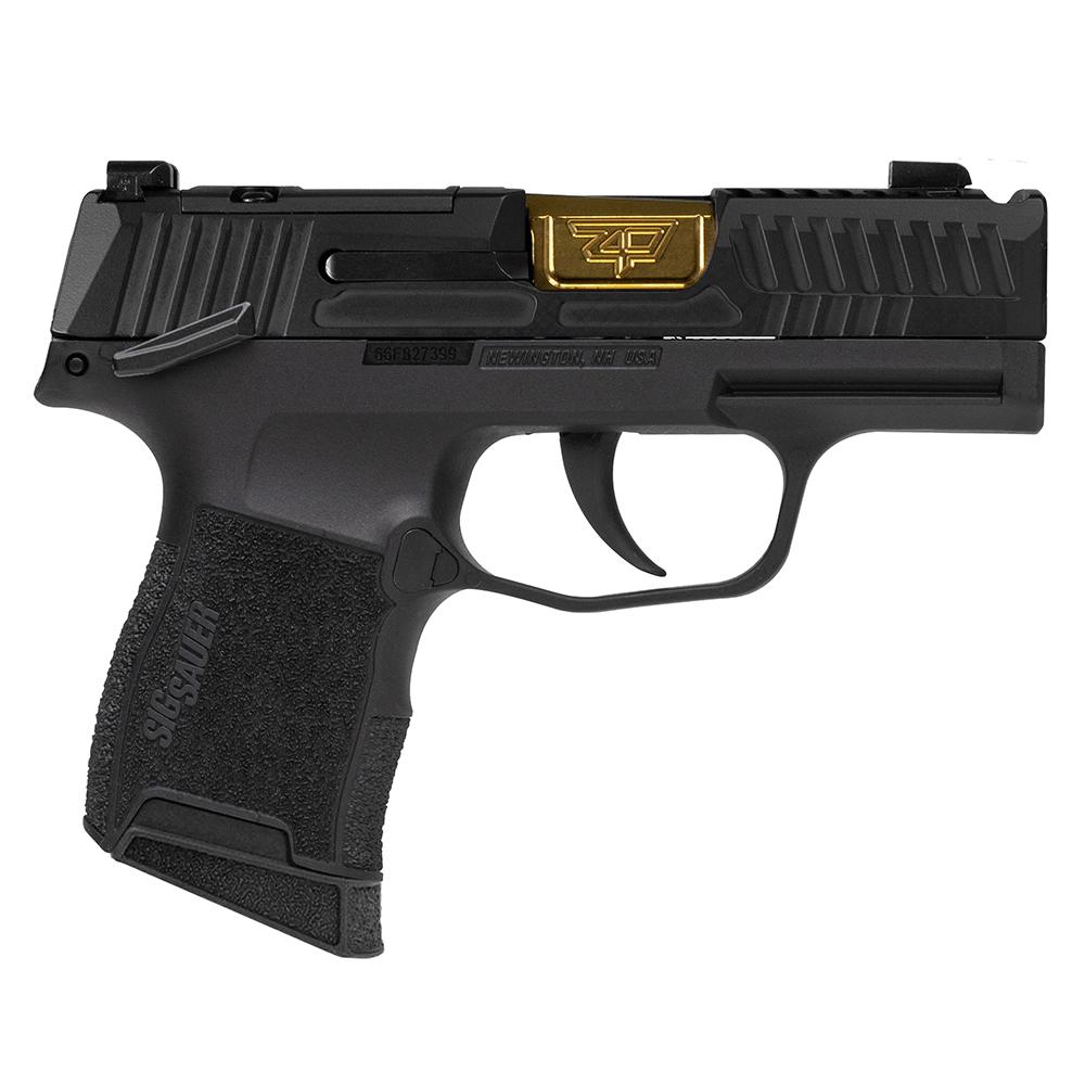 SIG Sauer P365 Outlander Black 9mm Micro-Compact 3.1 in Gold Barrel 10rd Magazines (2)
