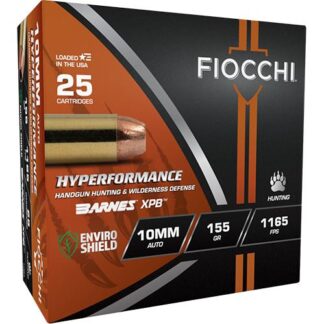 Fiocchi Hyperformance Hunt 10mm Auto 155 gr XPB HP (25 Rounds)