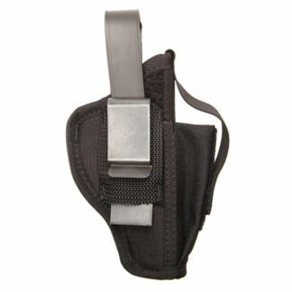 Blackhawk Nylon Ambidextrous Multi-Use Holster W/ Mag Pouch, Black Cordura, 3.25-3.75 in Barrel