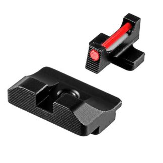 Truglo Fiber-Optic Pro Sight Set for Springfield XD Series Blacked-Out Rear