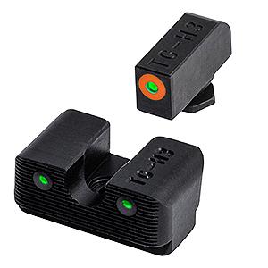 TruGlo Tritium Pro Tritium Front/Rear Low Sight Set for Glock (Square Front, U-Notch Rear)