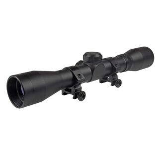 Truglo Buckline 4x32 Duplex Rifle Scope, Matte Black 1" Tube