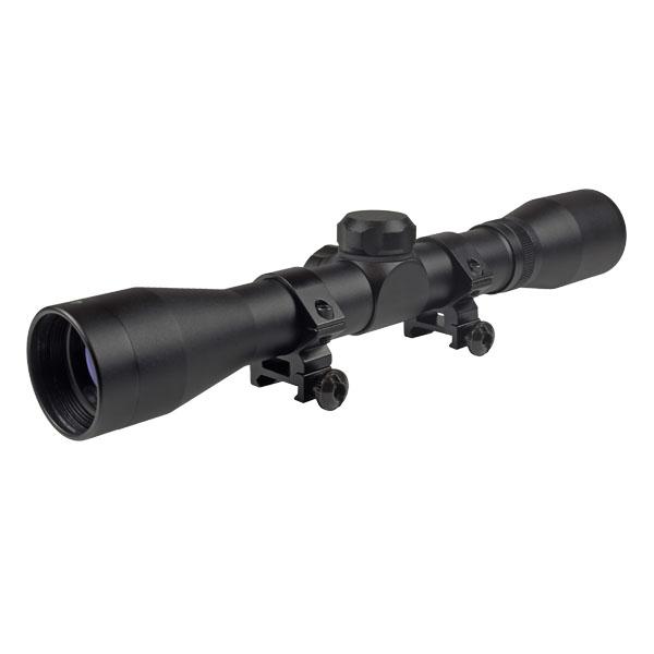 Truglo Buckline 4x32 Duplex Rifle Scope, Matte Black 1" Tube