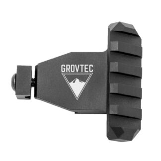 GrovTec PAR 45 Degree Offset Picatinny Rail, Black Anodized