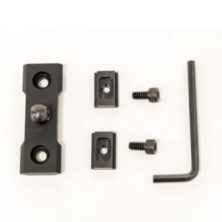 GrovTec GTSW325 Anschutz Rail T-Nut Rail Adaptor Set, Black Hard Anodized