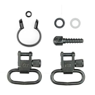 GrovTec GTSW41 One-Piece Barrel Band Swivel Set, 0.645-0.660 in, Black