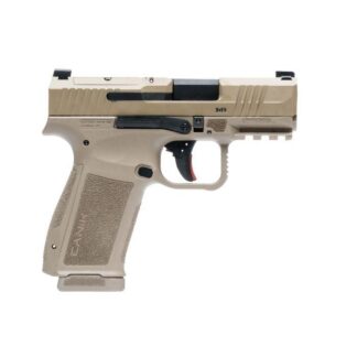 CANIK Mete MC9L 9mm Semi-Auto Striker-Fired Pistol, 3.18in Barrel, 10+1 Rounds, FDE