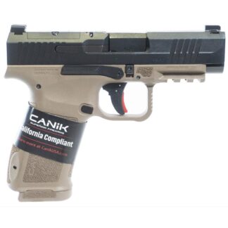 Canik Mete MC9LS 9mm Striker-Fired Semi-Auto Pistol, 10+1 Rounds, Black Nitride/FDE