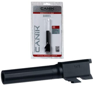 Canik Steel Drop-In Barrel, 9mm Luger, Sub Compact, Fluted, Black