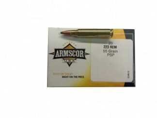 Armscor 55gr PSP .223 Rem/5.56 NATO Rifle Ammunition, 20-Round Box