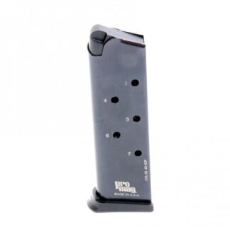 ProMag COL02 Standard 7rd .45 ACP Detachable Magazine for 1911 Government Model Blued Steel