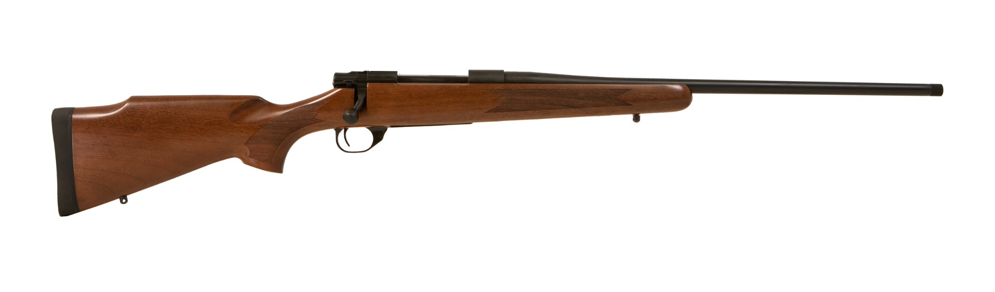 Legacy Sports International Howa M1500 .300 Winchester Magnum Bolt Action Rifle, 24 in, Blued/Walnut