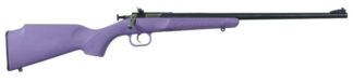 Davey Crickett Crickett .22 LR Bolt Action 16.12 in Barrel 1 Round Purple Synthetic