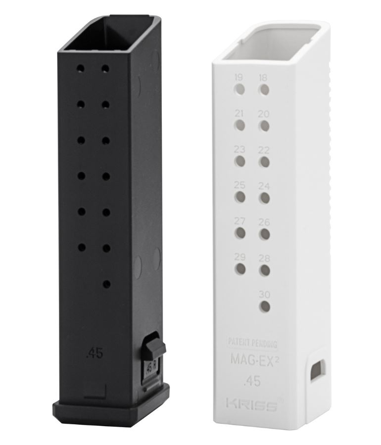 Kriss TDI MagEx2 Extension Kit VECTOR 9mm, +23 Rounds, Alpine White
