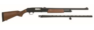 Mossberg 500 Pump-Action 12 Gauge 28 in Blued/Wood 5+1 Field/Deer Combo